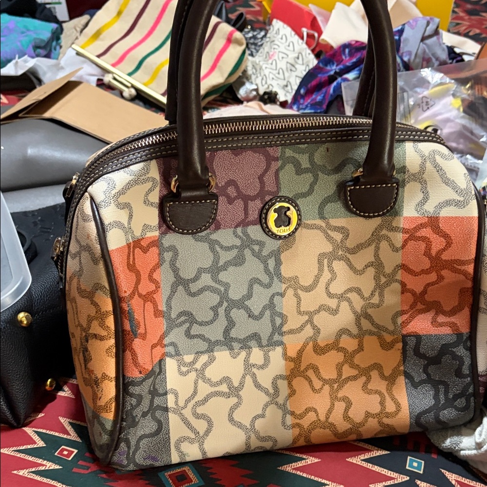 Tous Multicolor Patchwork Bag